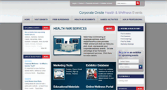 Desktop Screenshot of healthfairsplus.com
